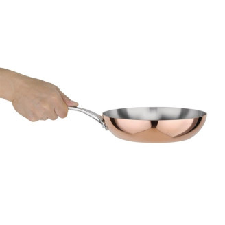Vogue Triwall koperen inductie koekenpan 20 cm