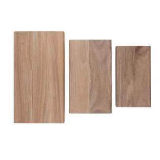 Olympia FSC acaciahouten set van 3 verhogers (3 Stuks)