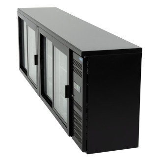 Polar U-serie bardisplay met 4 schuifdeuren