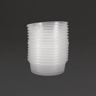 Fiesta Recyclable magnetronbestendige kunststof bakjes - (100 stuks)