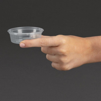Fiesta Recyclable magnetronbestendige kunststof bakjes - (100 stuks)