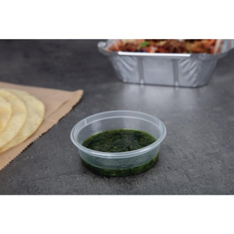 Fiesta Recyclable magnetronbestendige kunststof bakjes - (100 stuks)