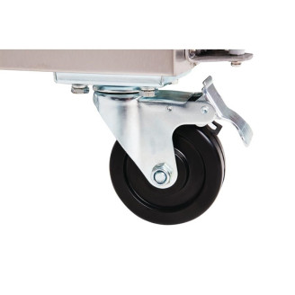 Polar RVS saladette - CT393 - 2 deuren - glasopbouw