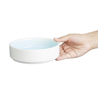 Olympia Fondant Kommen Aqua Blauw - 152mm (6 Stuks)