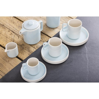 Olympia Fondant Schotels Aqua Blauw - 135mm (6 stuks)