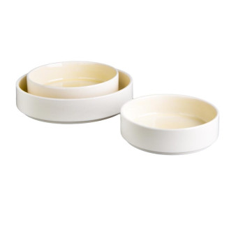 Olympia Fondant Kommen Lemon Geel - 215mm (4 Stuks)