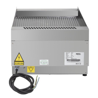 Buffalo 600-Serie Geribbeld Elektrische Bakplaat
