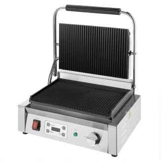 Buffalo Contactgrill Geribbelde Plaat