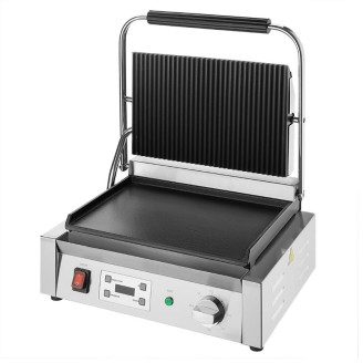 Buffalo Contact Grill Geribbeld & Vlakke Plaat