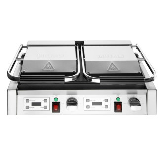 Buffalo Dubbele Contactgrill Platte & Geribbelde Platen