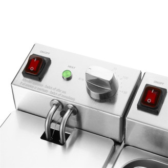 Buffalo Dubbel Tank Aanrecht Friteuse