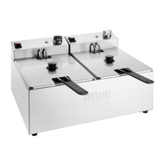 Buffalo Twee Mands Friteuse 2 X 5Ltr - Opzetmodel