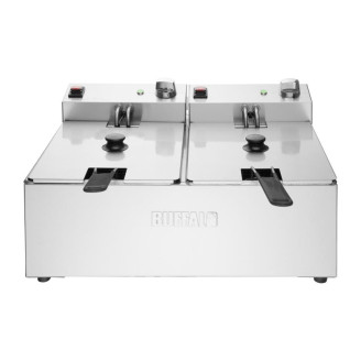 Buffalo Twee Mands Friteuse 2 X 5Ltr - Opzetmodel