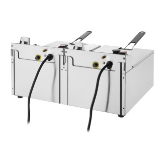 Buffalo Twee Mands Friteuse 2 X 5Ltr - Opzetmodel