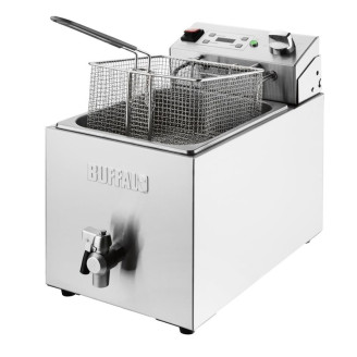 Buffalo Enkele Elektrische Friteuse Met Timer 8Ltr