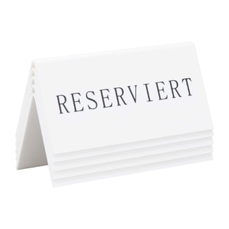 Securit Reserveringsbordje Duits - Reserviert (5 stuks)