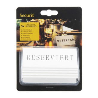 Securit Reserveringsbordje Duits - Reserviert (5 stuks)