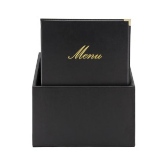 Securit Classic lederstijl 20 sets 4x A4 menukaarten