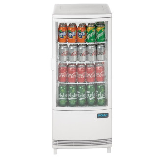 Polar display koelvitrine Wit - 86L - CX576