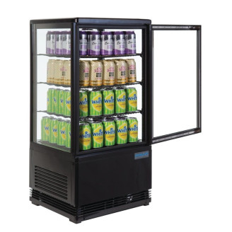 Polar C-Serie Zwarte Energiezuinige Toonbankkoelkast - 68L - CX577