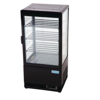Polar C-Serie Zwarte Energiezuinige Toonbankkoelkast - 68L - CX577