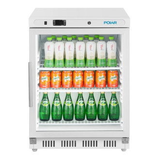 Polar C-Serie onderbouw vitrine koelkast 150L wit