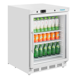 Polar C-Serie onderbouw vitrine koelkast 150L wit