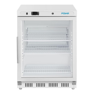 Polar C-Serie onderbouw vitrine koelkast 150L wit