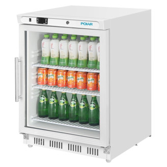 Polar C-Serie onderbouw vitrine koelkast 150L wit