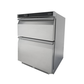 Combisteel tafelmodel koelkast RVS 101L 2 laden