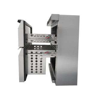 Combisteel tafelmodel koelkast RVS 101L 2 laden