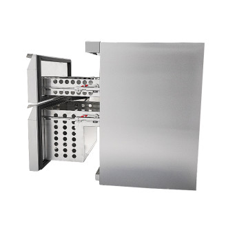 Combisteel tafelmodel koelkast RVS 101L 2 laden