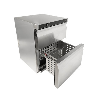 Combisteel tafelmodel koelkast RVS 101L 2 laden