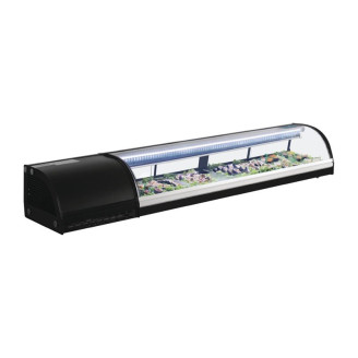 Polar tapas- / sushivitrine - 7x 1/3 GN - DA539