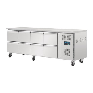 Polar U-series koelwerkbank - UA102 - 8 lades