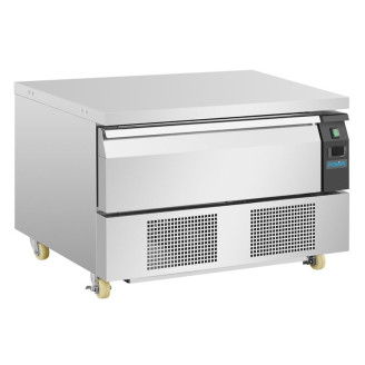 Polar U-serie compacte koel-vrieswerkbank 1 lade 2x GN 1/1