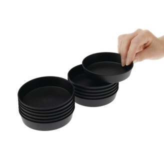 Matfer Bourgeat Exoglass Quichevormen 10cm (12 stuks)
