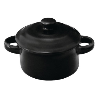 Olympia minipan zwart 122 x 85 x 43 mm 142 ml (box 4)