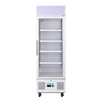 Polar G-serie staande display koelkast 218 liter wit