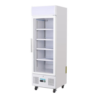 Polar G-serie staande display koelkast 218 liter wit