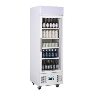 Polar G-serie staande display koelkast 218 liter wit