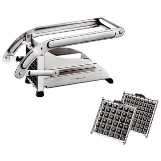 Tellier Fritessnijder - Zuigknappen - 9x9 + 12x12 mm