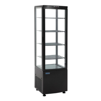 Polar display koelvitrine Zwart - 235 liter - DP289