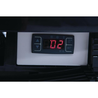 Polar display koelvitrine Zwart - 235 liter - DP289