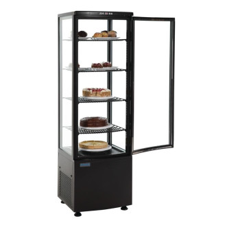 Polar display koelvitrine Zwart - 235 liter - DP289