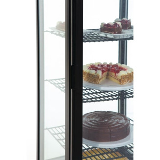 Polar display koelvitrine Zwart - 235 liter - DP289