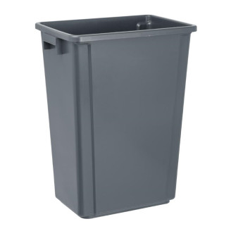 Jantex Smalle Afvalbak Grijs - 60L