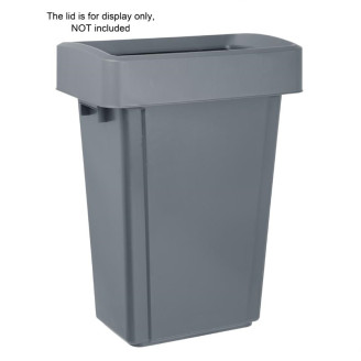 Jantex Smalle Afvalbak Grijs - 60L
