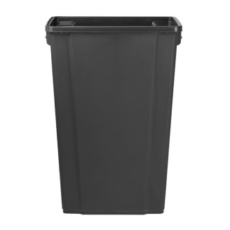 Jantex Smalle Afvalbak Zwart - 80L