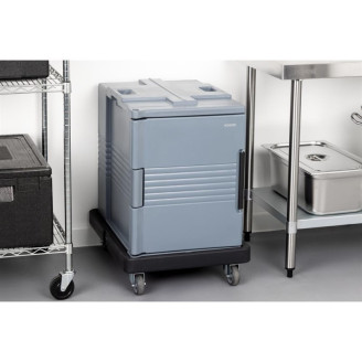 Vogue Thermo-Box 600 Voorlader Box Zwart - 465X610x630mm